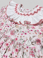 Claudia Pink Floral Smocked Dress