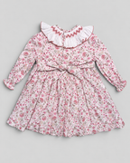 Claudia Pink Floral Smocked Dress