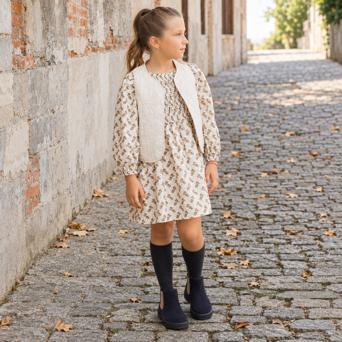 Pisamonas suede Boots Track Sole with Elastic