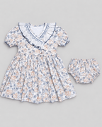 Smocked Dress With Hedgehog Print - Mi Nina Kids