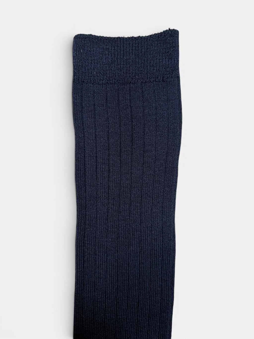 Ribbed High Cotton Socks