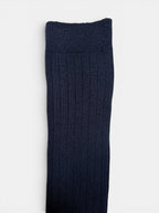 Ribbed High Cotton Socks - Mi Nina Kids