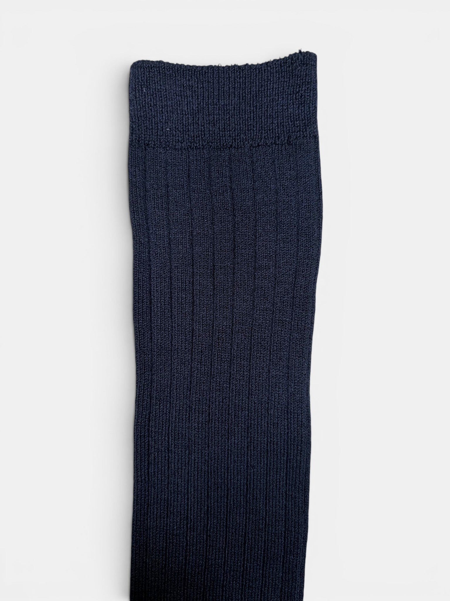 Ribbed High Cotton Socks