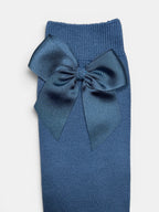 High Cotton Socks With Side Bow - Mi Nina Kids