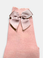 High Cotton Socks With Side Bow - Mi Nina Kids