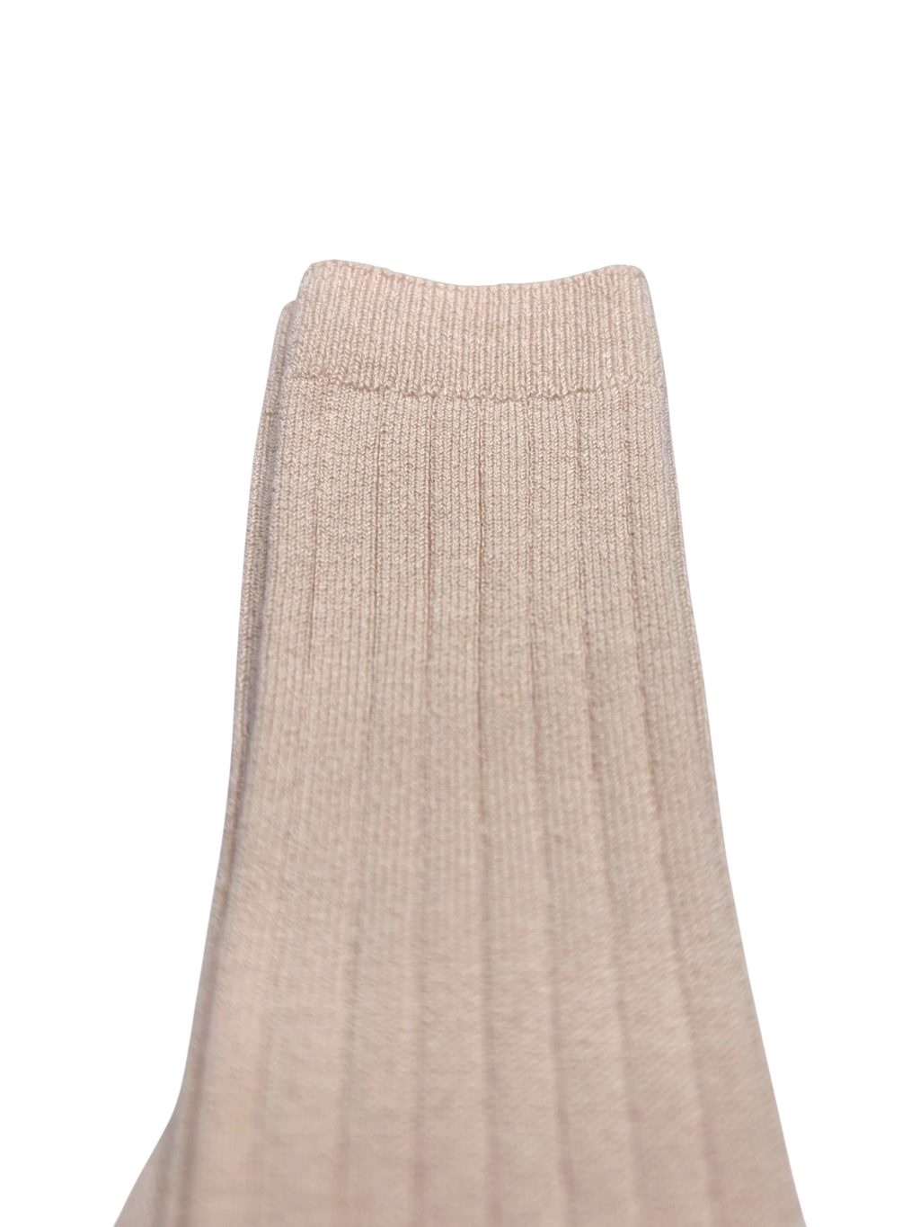 Ribbed High Cotton Socks