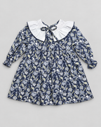 Clara Paisley Blue Dress With Paisley Print