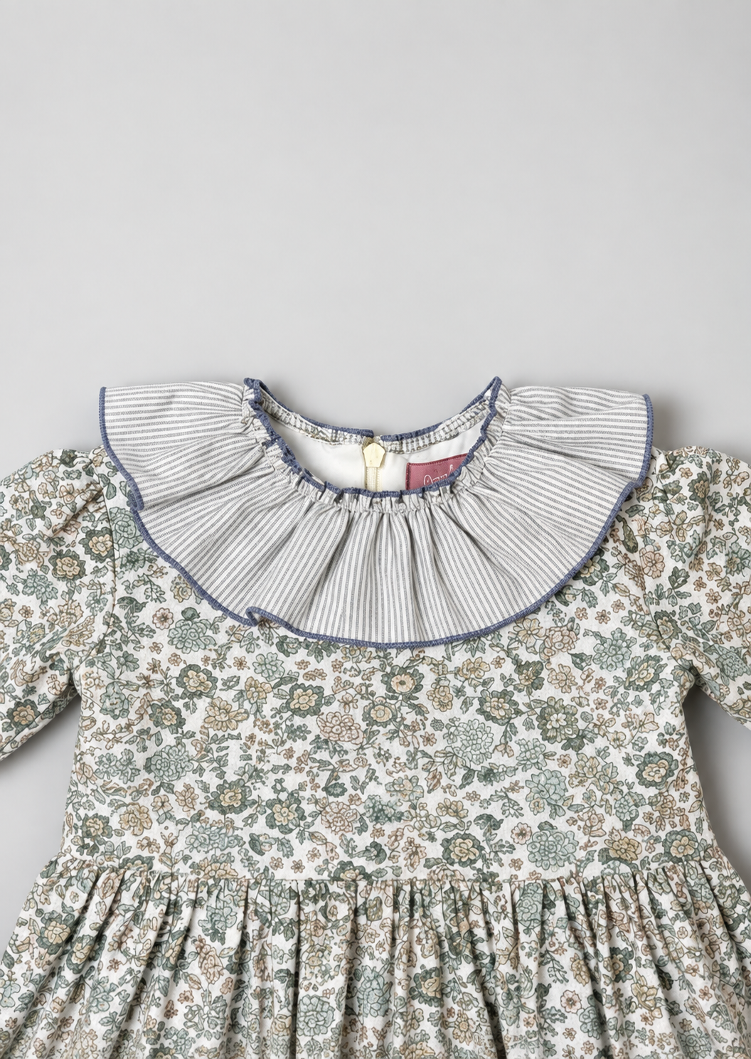Alba Green Ruffle Dress