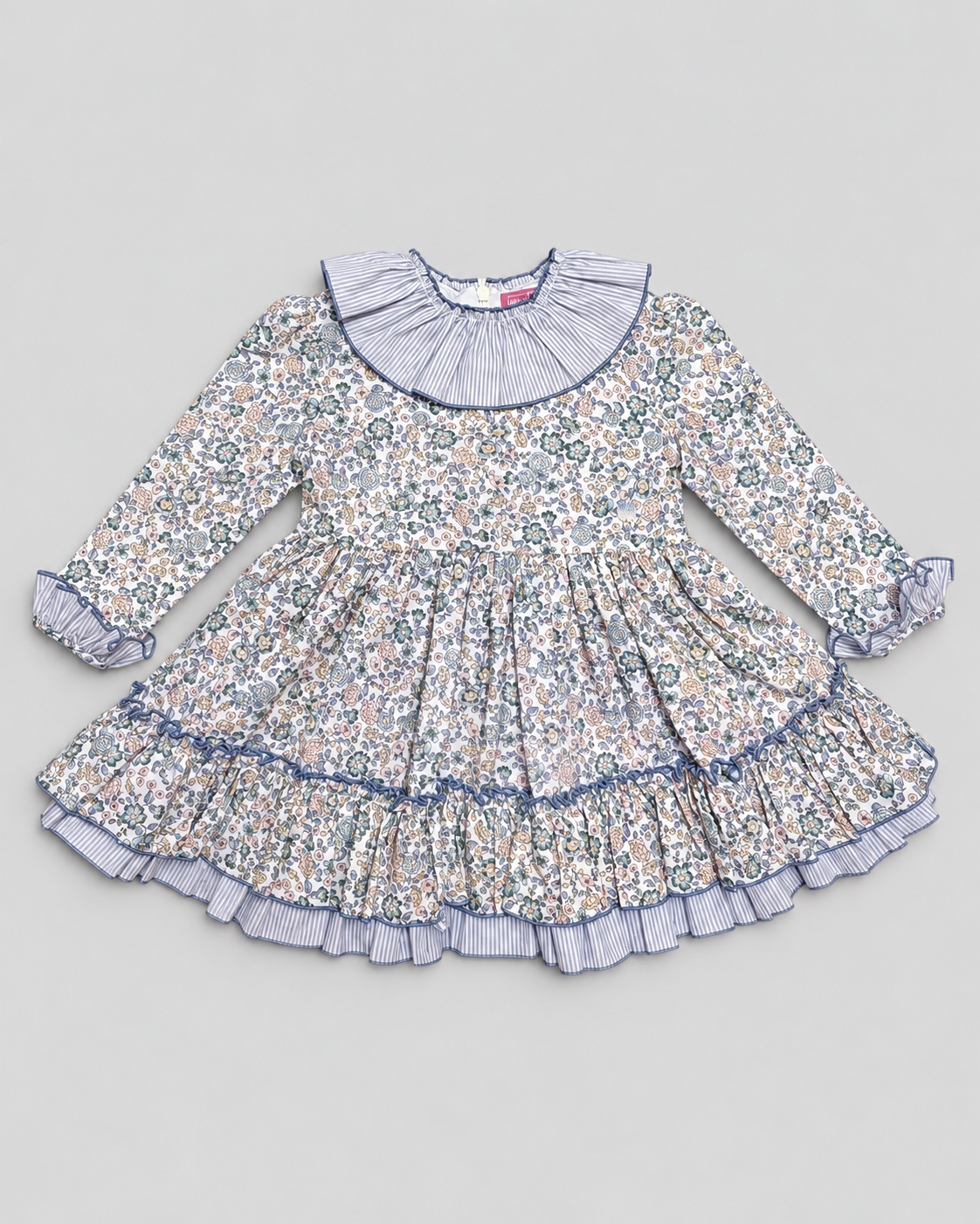 Alba Green Ruffle Dress
