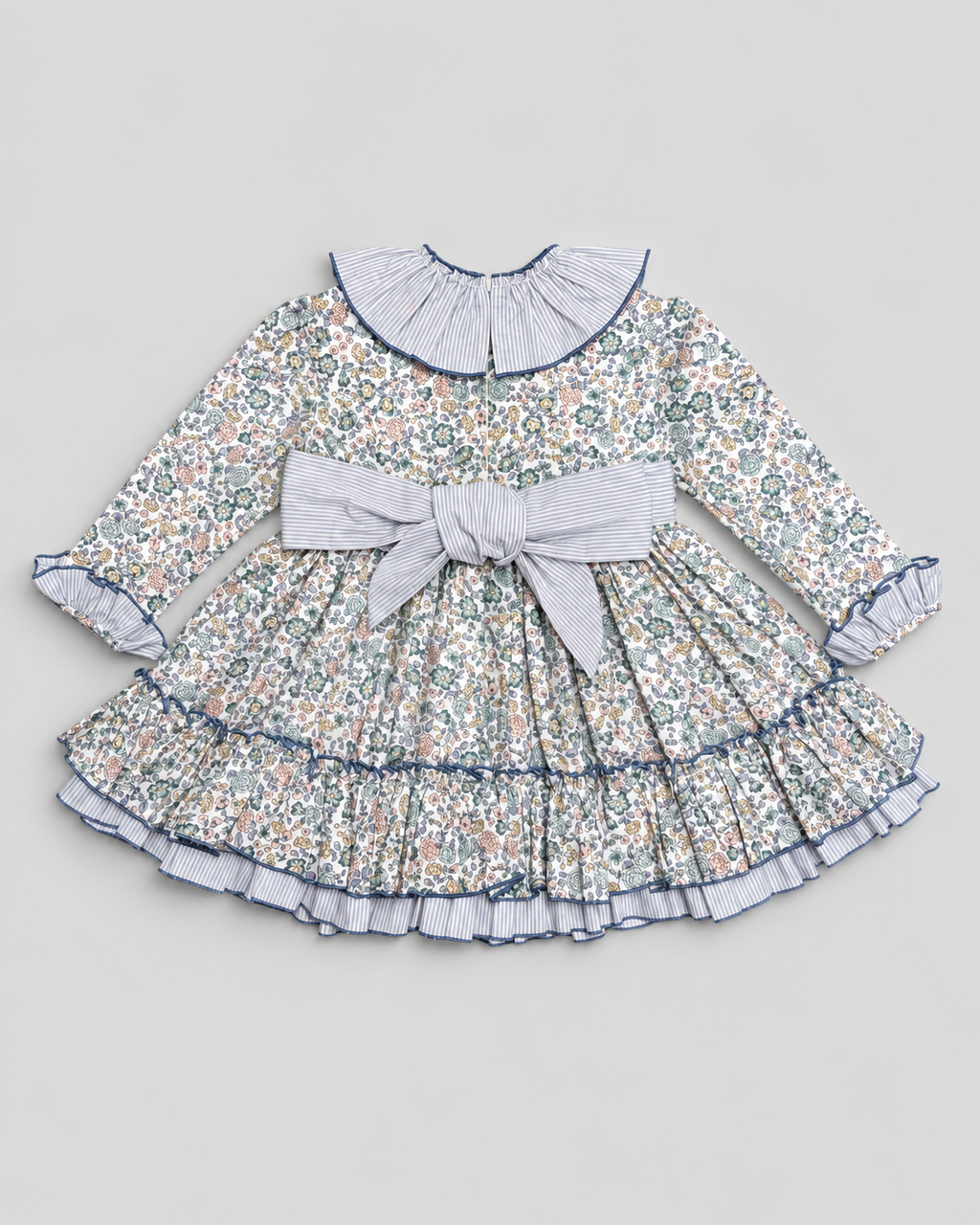 Alba Green Ruffle Dress