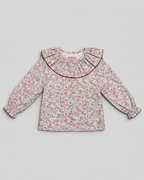 Pink Blouse With Floral Print