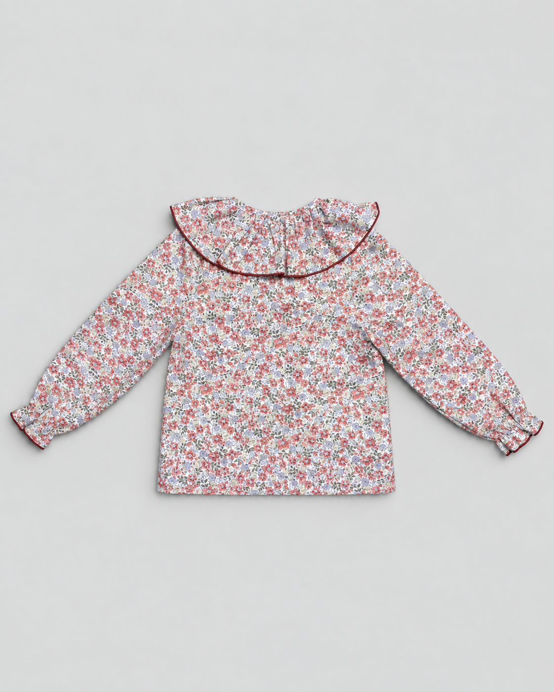 Pink Blouse With Floral Print
