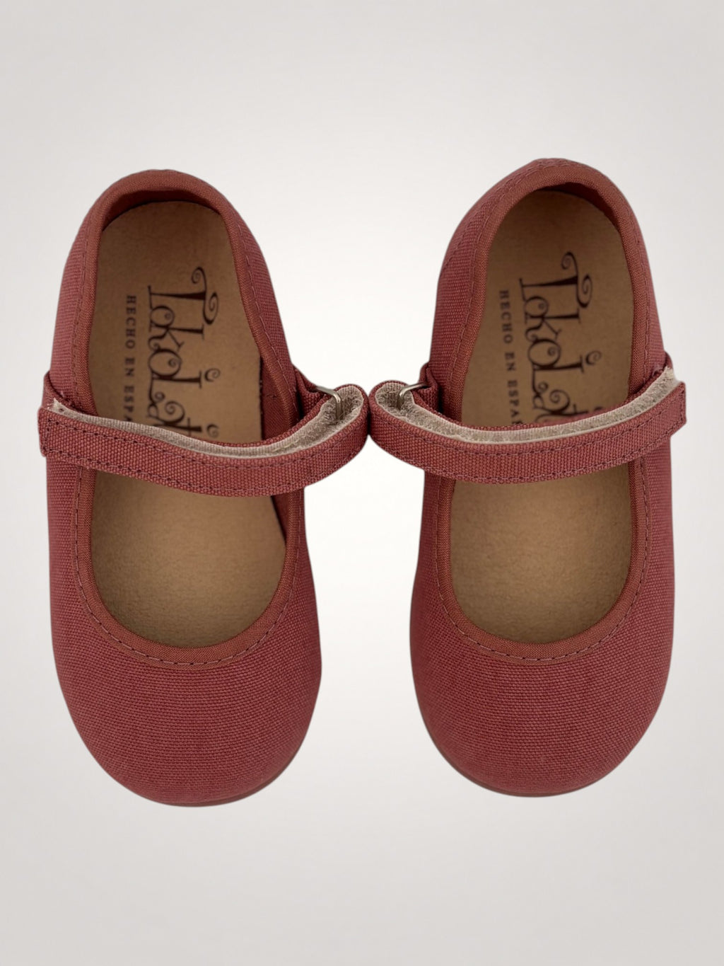 Mute Terracotta Rose Mary Jane Canvas