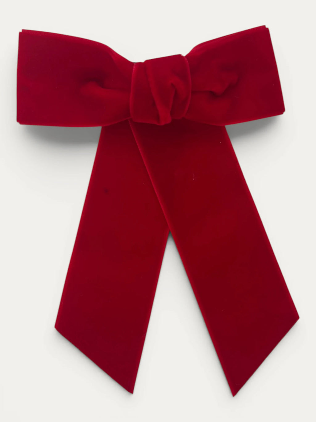 Wide Velvet Bow Clip - Mi Nina Kids