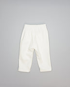 Girls corduroy trousers with ruffle detail on side pockets