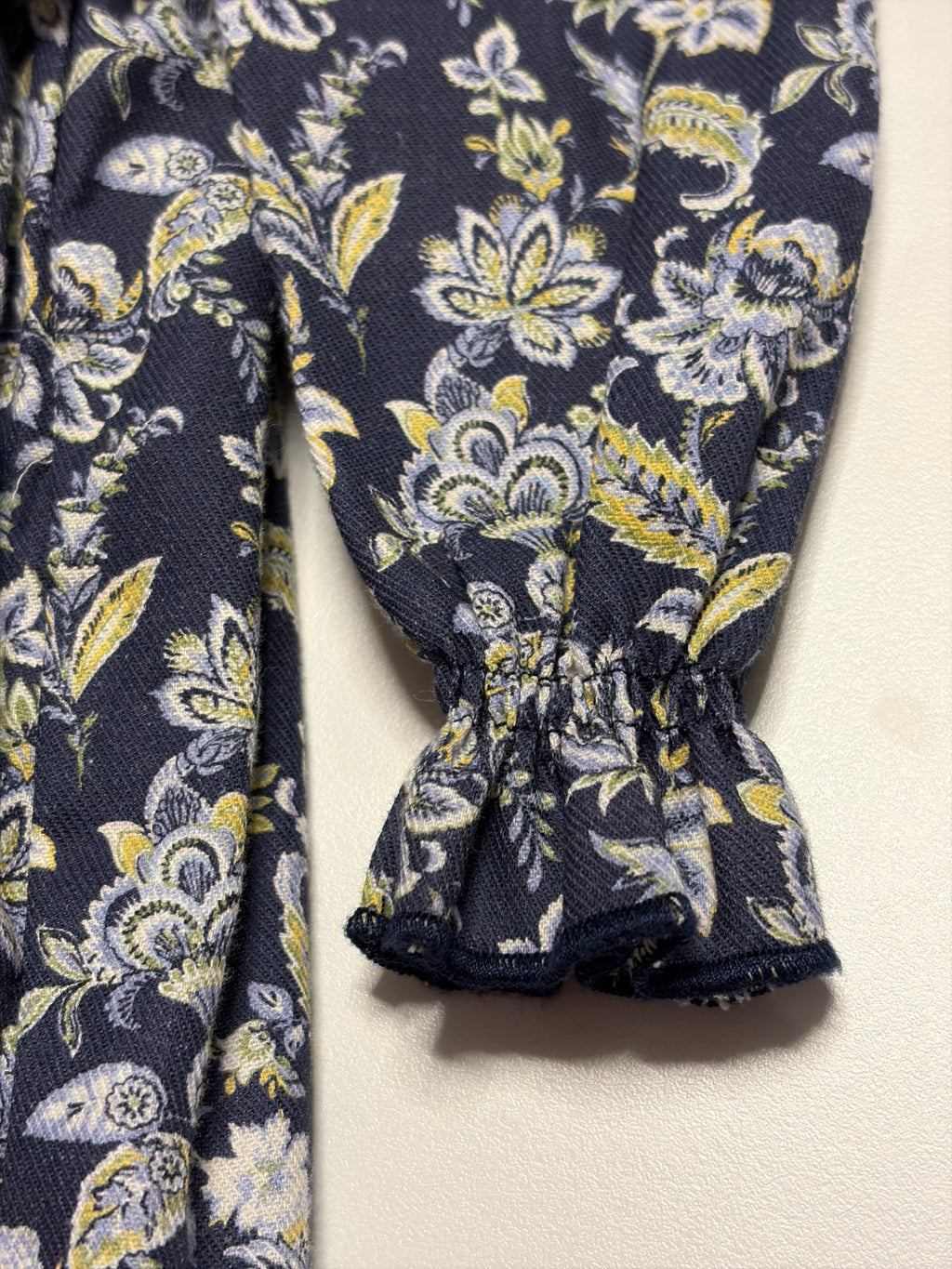 Clara Paisley Blue Dress With Paisley Print