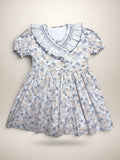 Smocked Dress With Hedgehog Print