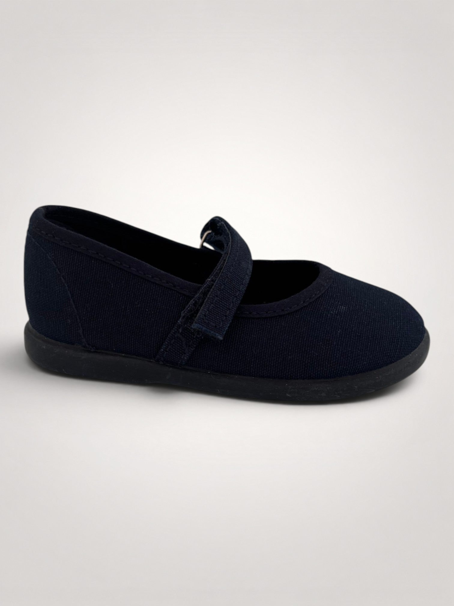 Navy Blue Mary Jane Canvas