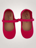 Fuchsia Mary Jane Canvas - Mi Nina Kids