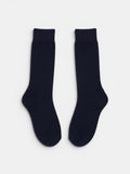 Ribbed High Cotton Socks