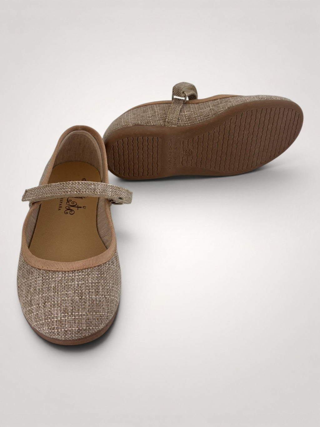 Soft Nude Mary Jane Linen