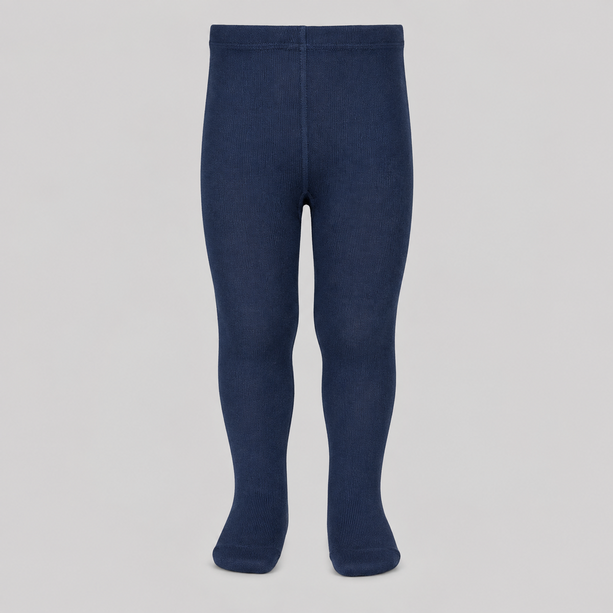 Premium navy blue knit tights for children by Condor, made in Spain