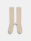 Ribbed High Cotton Socks