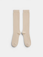 Ribbed High Cotton Socks - Mi Nina Kids
