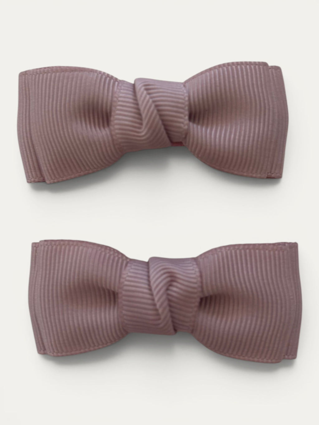 Antique Rose grosgrain bow hair clip for girls