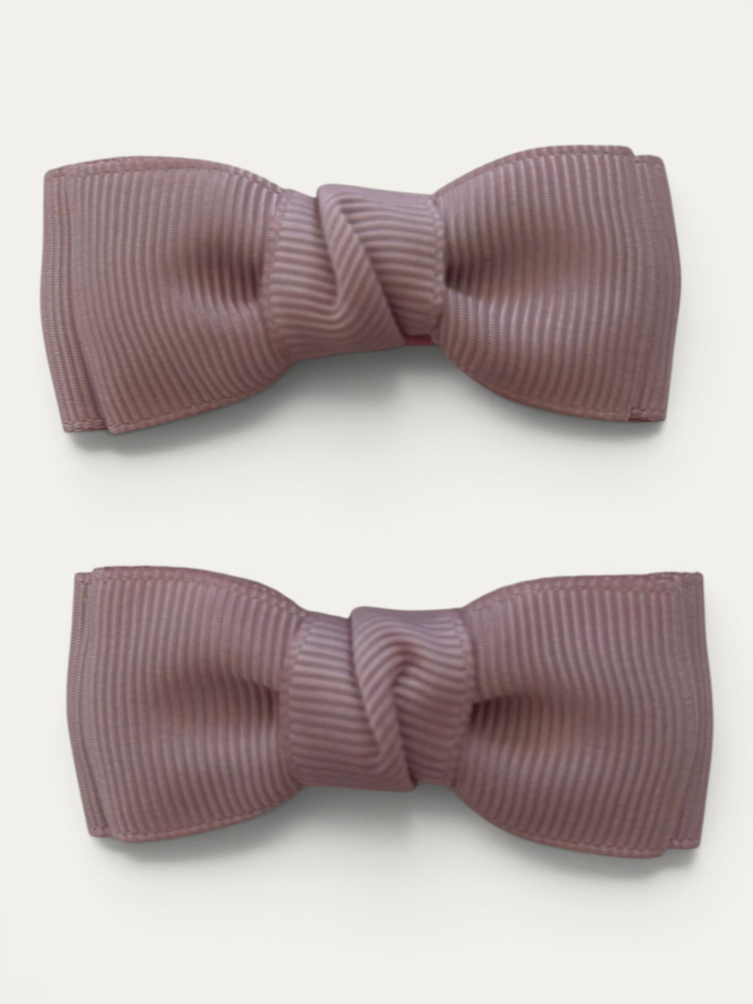 Antique Rose grosgrain bow hair clip for girls