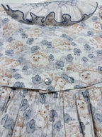 Smocked Dress With Hedgehog Print - Mi Nina Kids