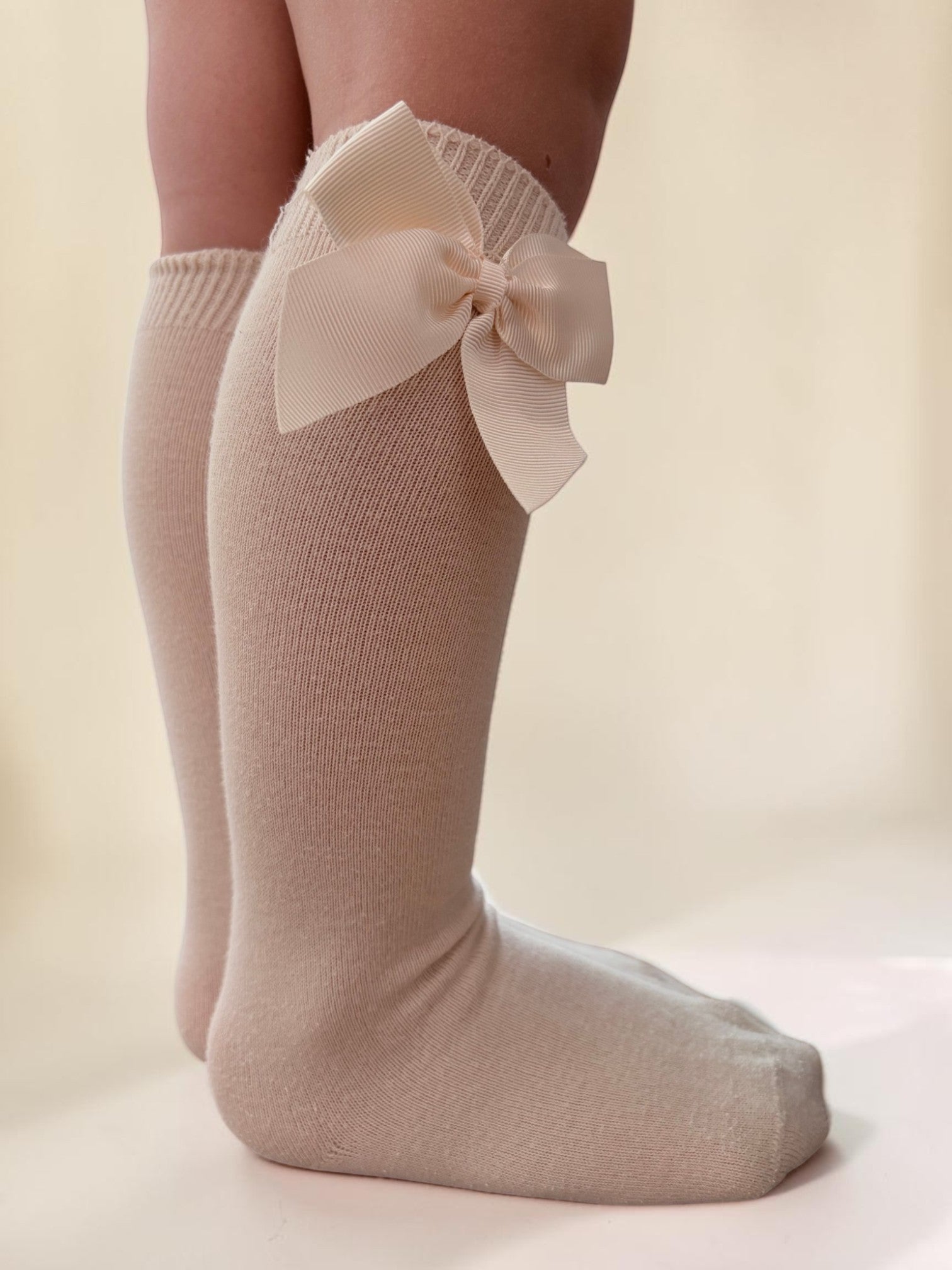 High Cotton Socks With Side Bow