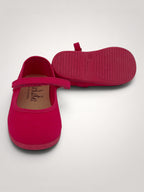 Fuchsia Mary Jane Canvas - Mi Nina Kids