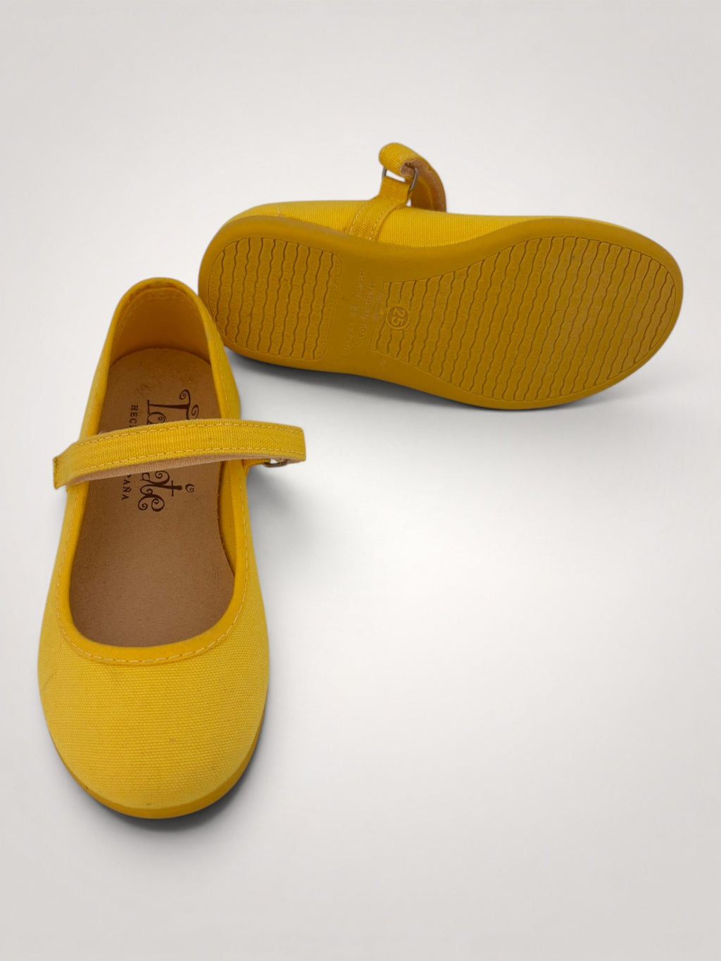 Yellow Mary Jane Canvas