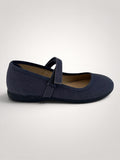 Ocean Navy Mary Jane Canvas