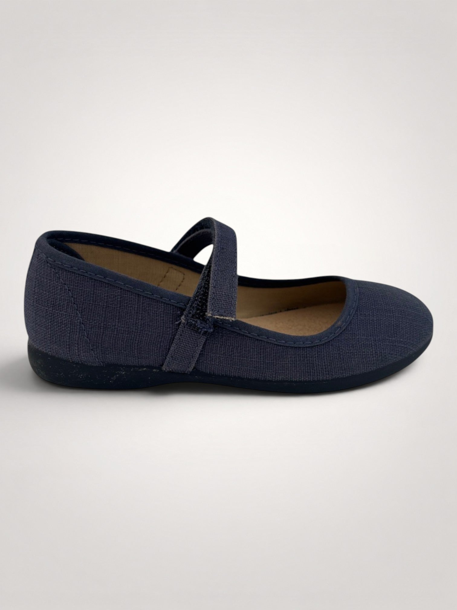 Ocean Navy Mary Jane Canvas