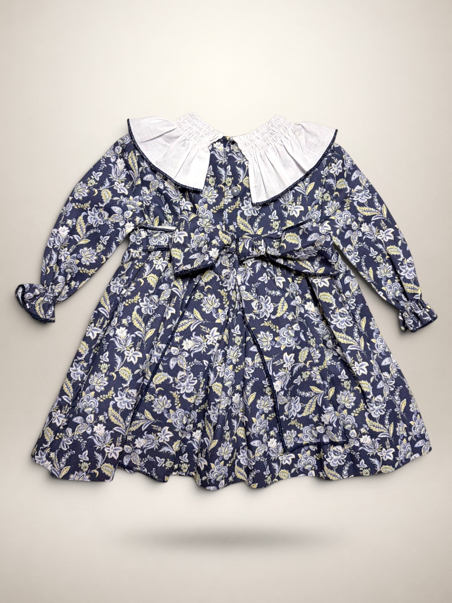 Clara Paisley Blue Dress With Paisley Print