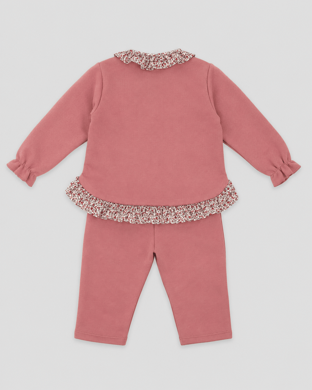 Baby Pink Embroidered Set - Mi Nina Kids