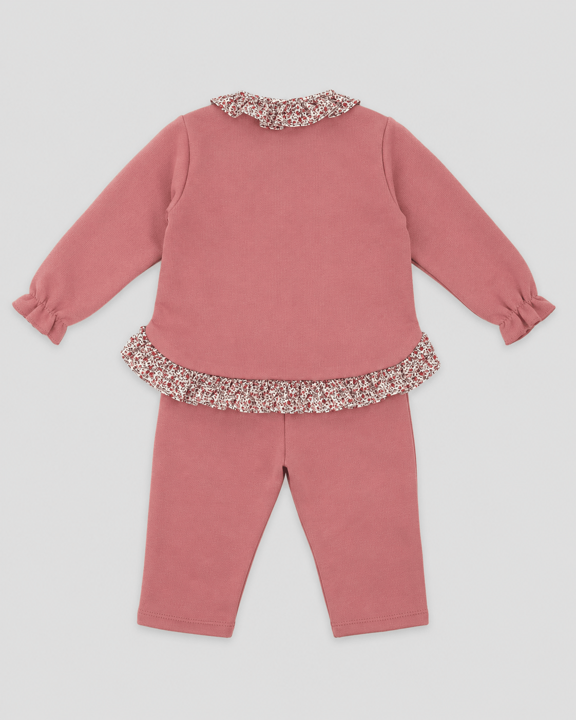 Baby Pink Embroidered Set - Mi Nina Kids