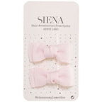 Light Pink grosgrain bow hair clip for girls