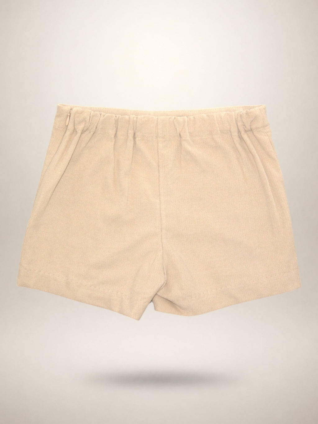 Sand Fine Corduroy Skirt In Stretch Cotton