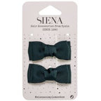 Navy Blue grosgrain bow hair clip for girls