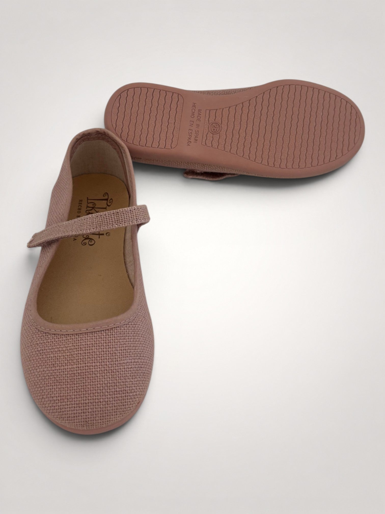 Soft Pink Mary Jane Canvas
