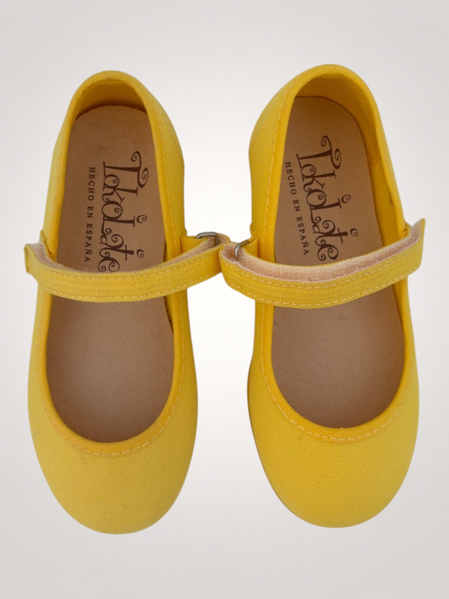 Yellow Mary Jane Canvas
