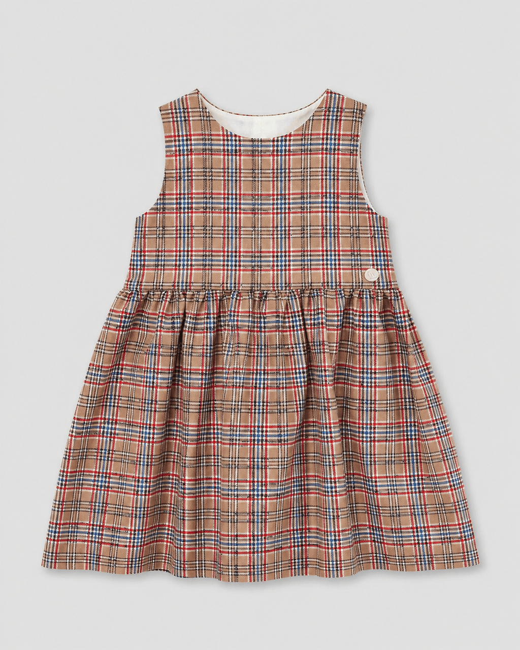 Plaid Tartan Dress - Mi Nina Kids