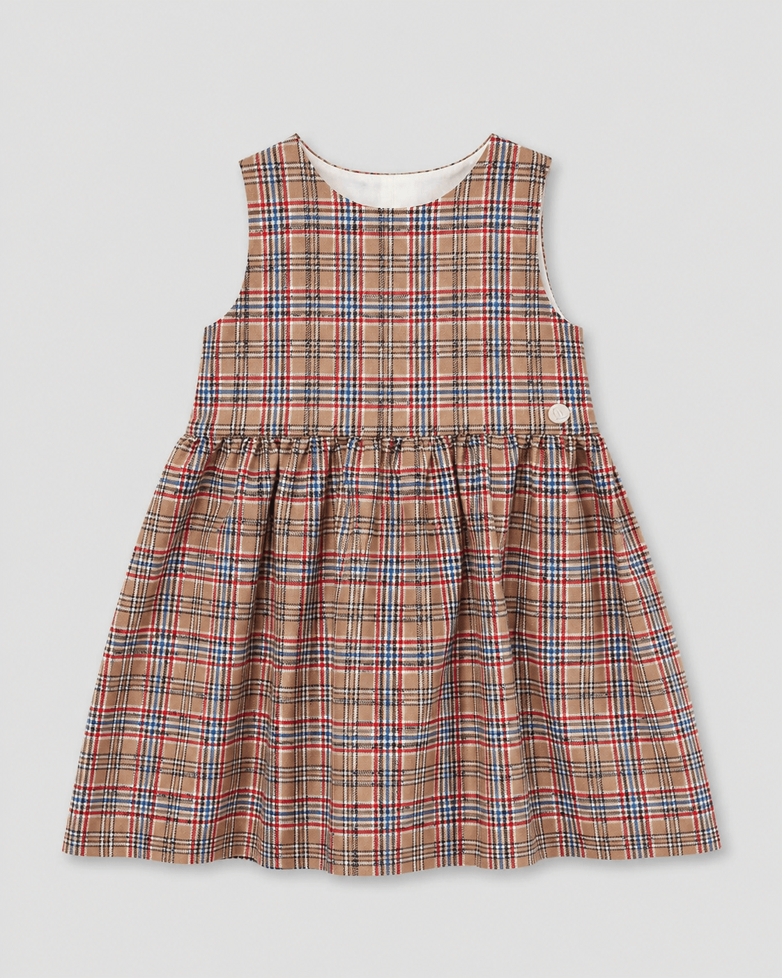 Plaid Tartan Dress - Mi Nina Kids