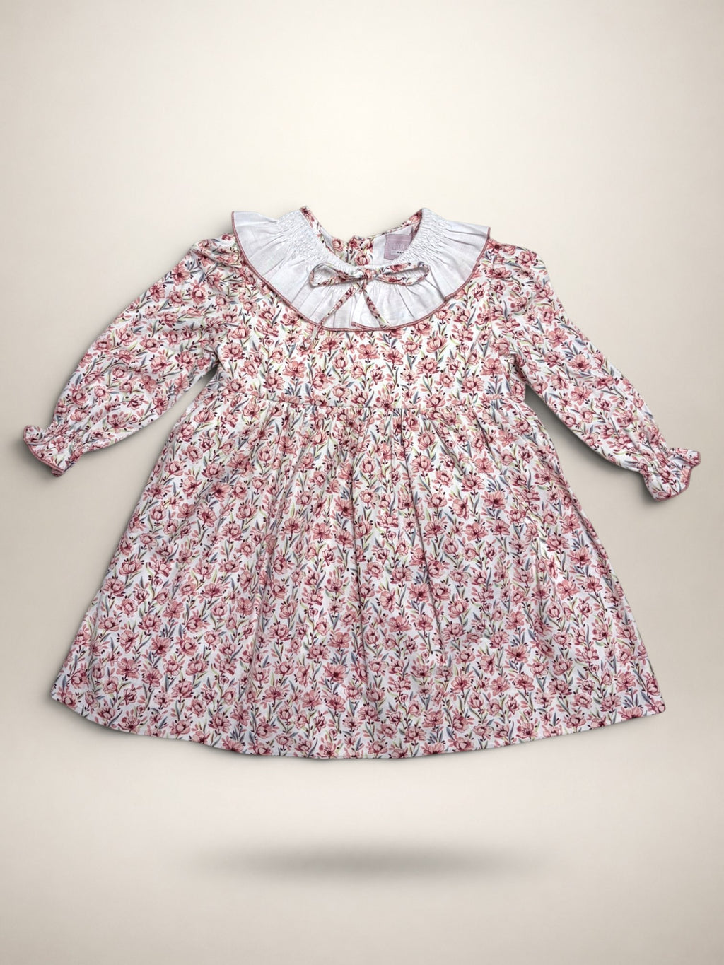Clara Terracotta Dress With Floral Print