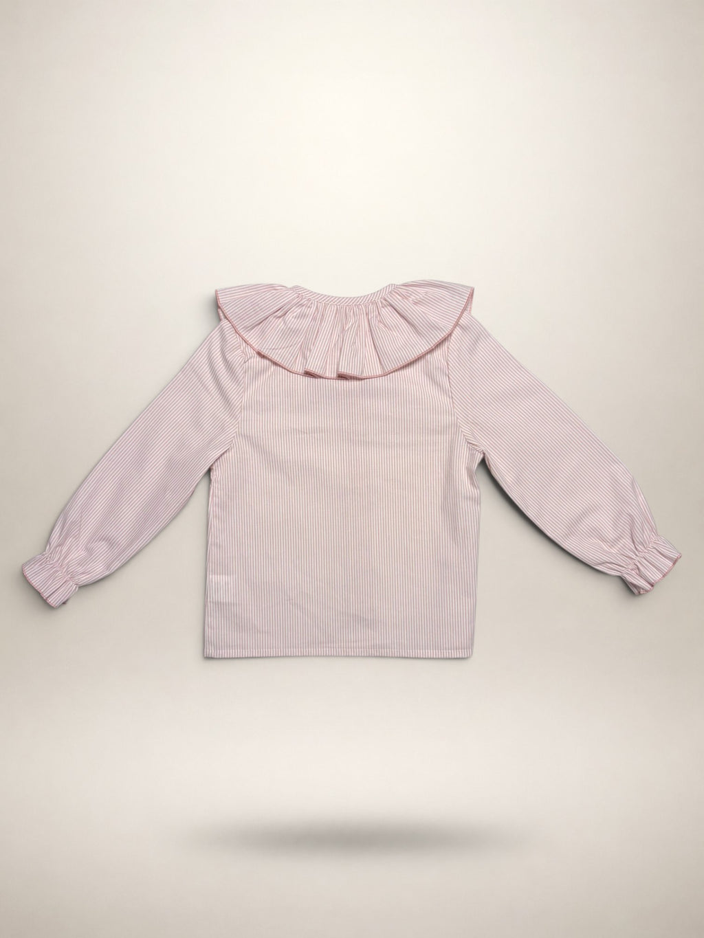 Pink Blouse With Striped Print