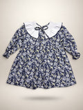 Clara Paisley Blue Dress With Paisley Print