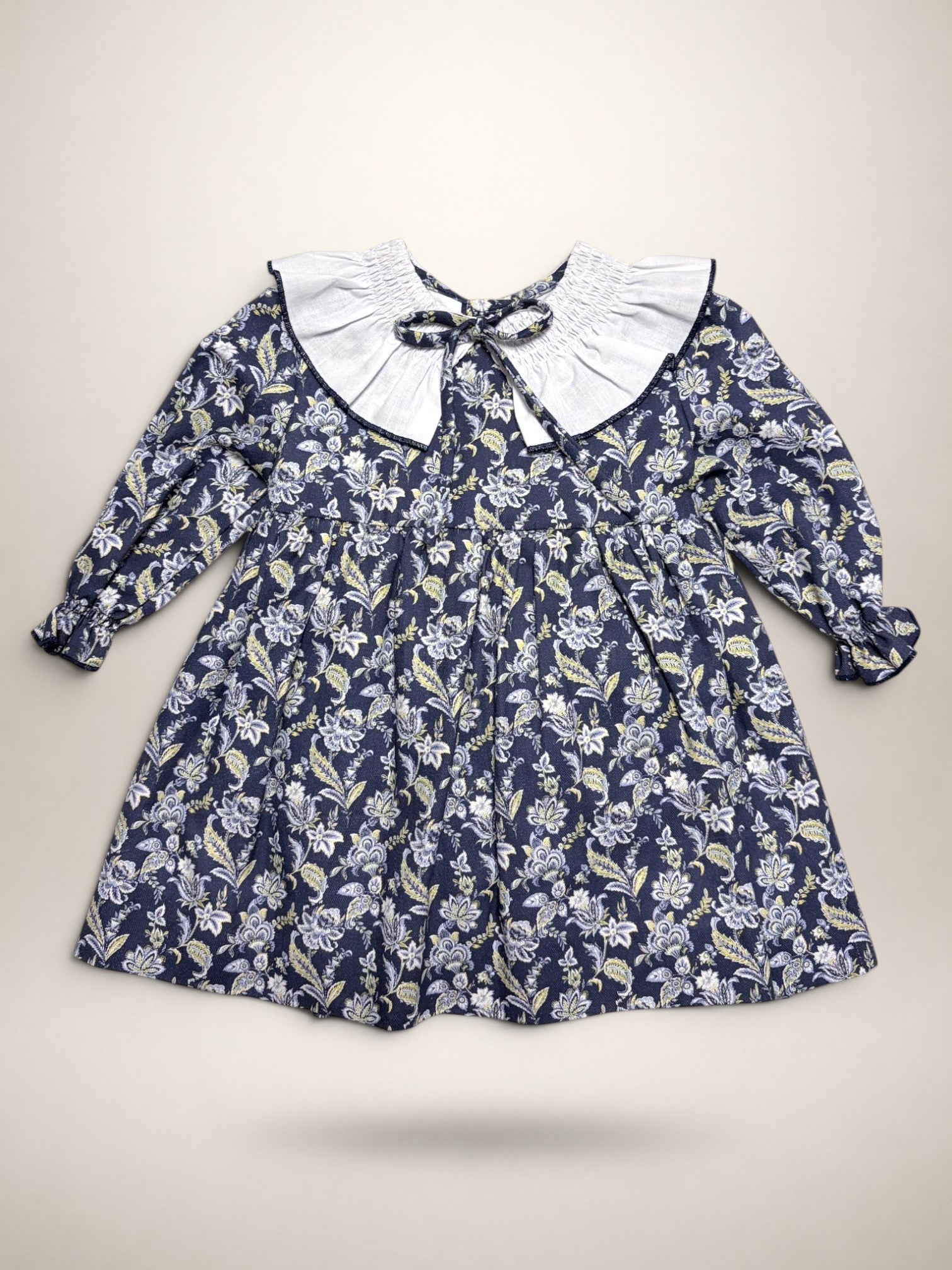 Clara Paisley Blue Dress With Paisley Print